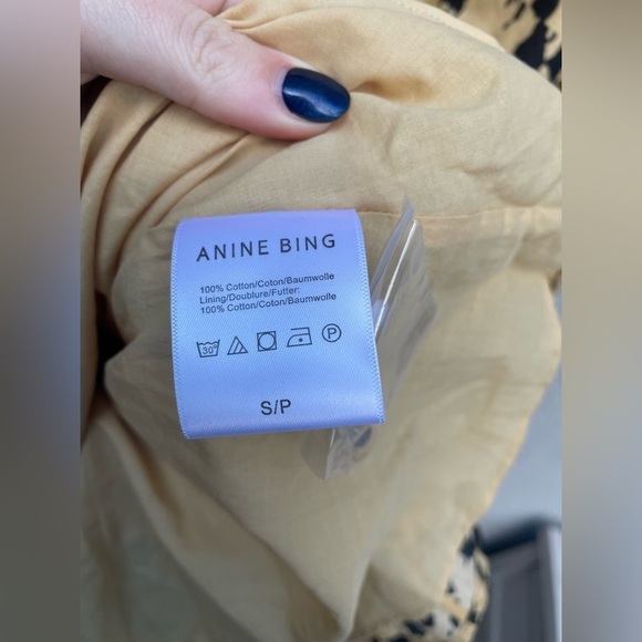ANINE BING Peyton Dress in Painterly Leo Multi in Size Small NEW - Picture 11 of 14